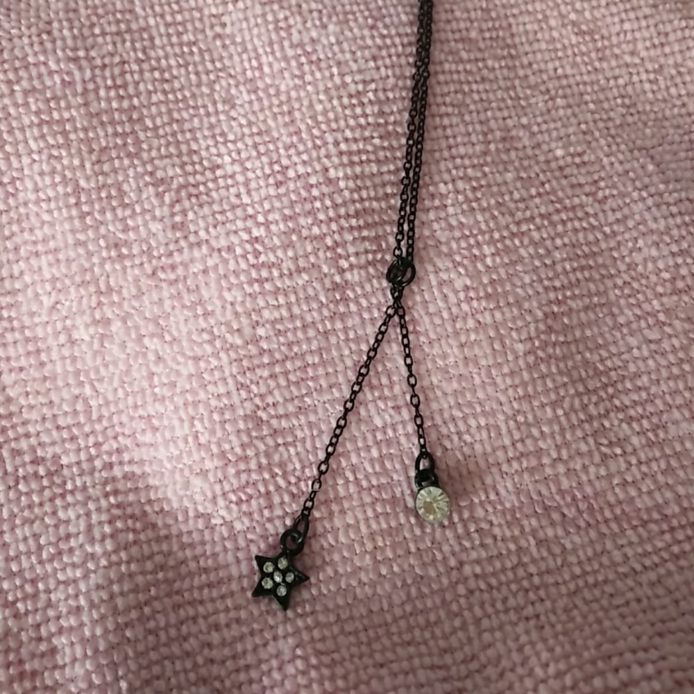 Star and diamond necklace